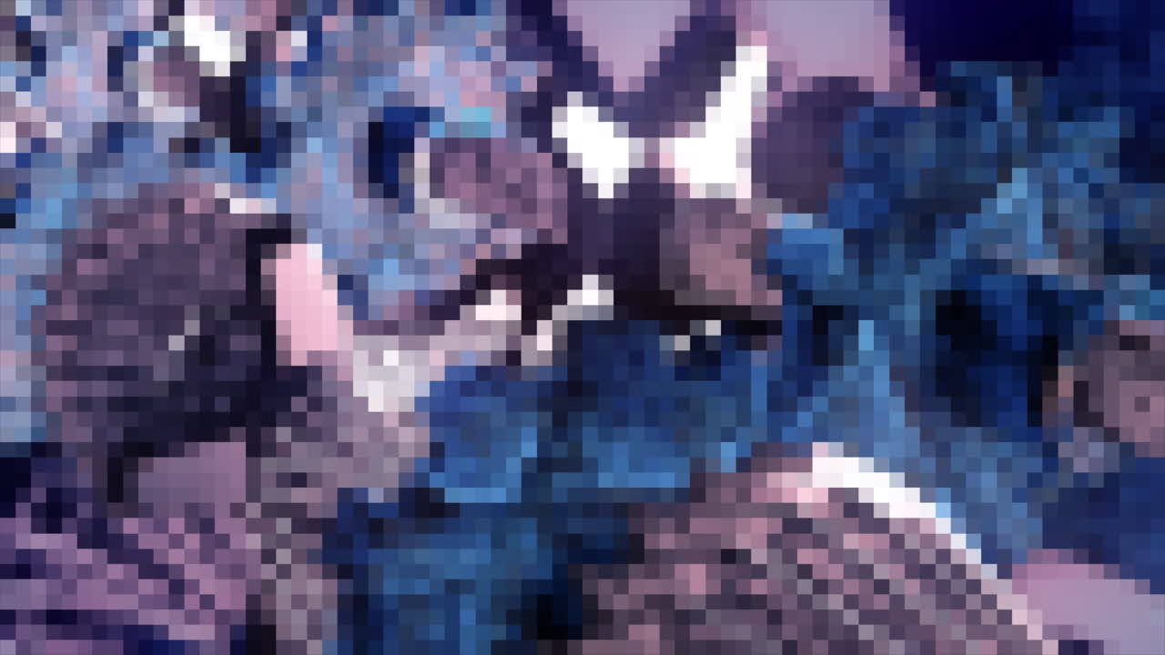 arte de píxeles abstractos