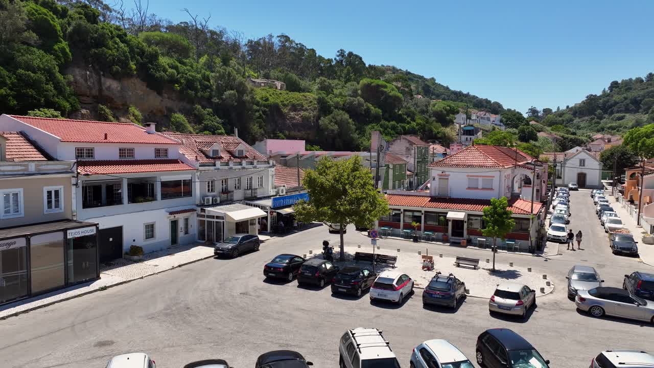 disparo de avión no tripulado en reversa desde porto brandao y sobre el río