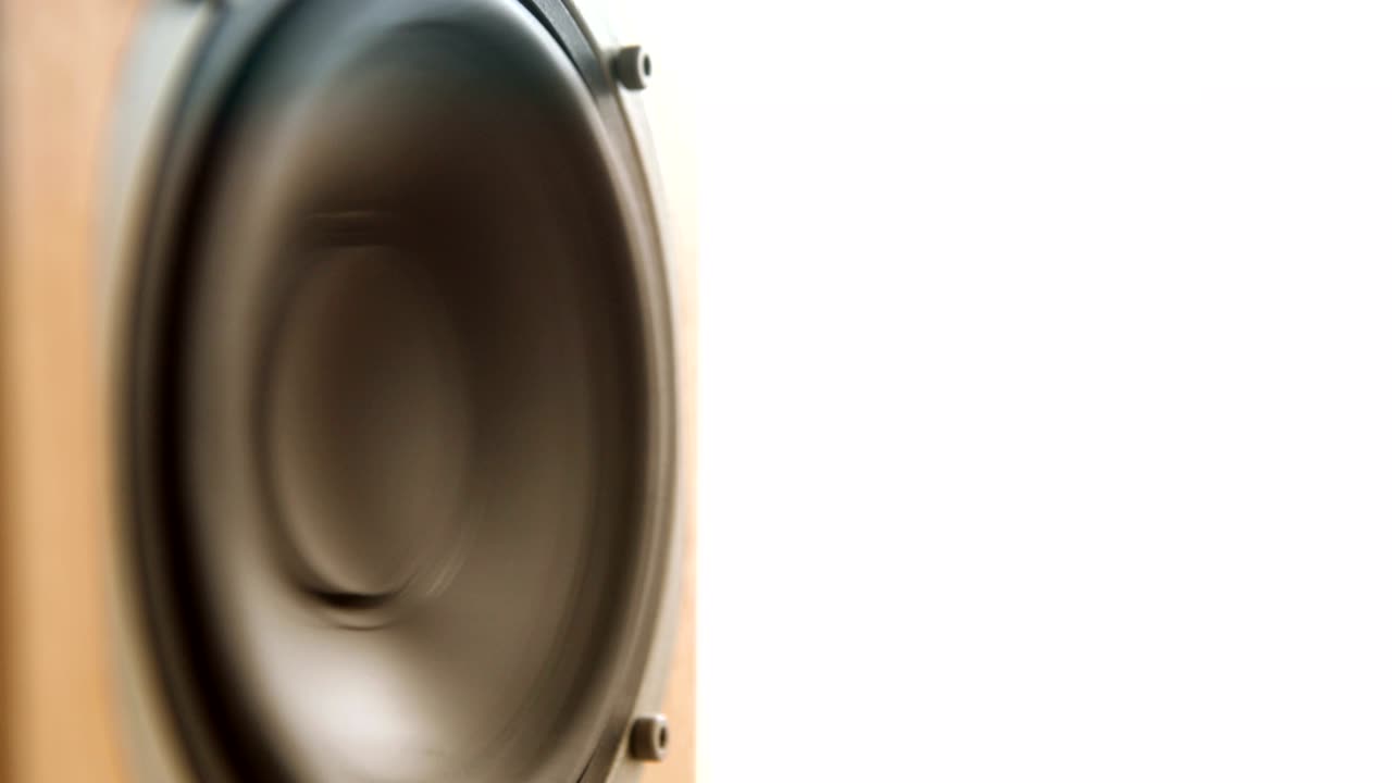 vibración del altavoz de 4k