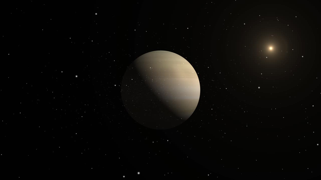 the planets saturn and the sun rotate