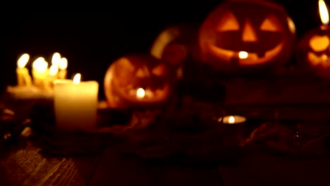 defocused background style halloween that can be looped