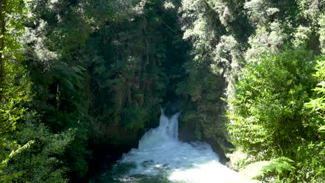 The-famous-waterfall-in-Rotorua-New-Zealand-often-used-by-river-rafting