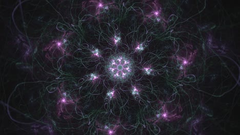 Strange-cellular-microcosm-abstract-fractal-animation,-endless-looping