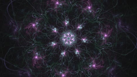 Strange cellular microcosm abstract fractal animation, endless looping
