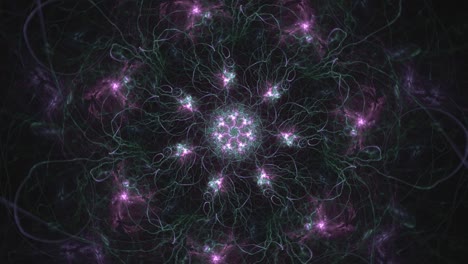 strange cellular microcosm abstract fractal animation, endless looping