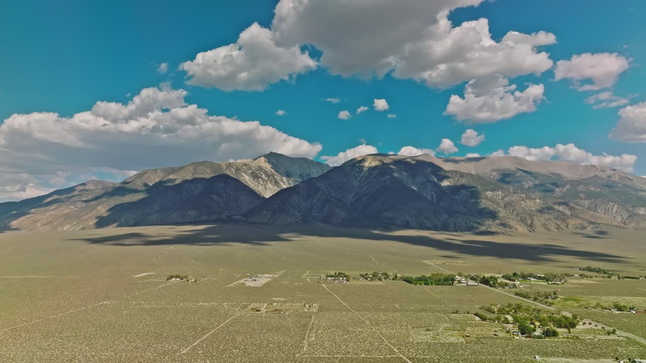 Aerial shot of some the mountains on the west side of the Sierra Nevada