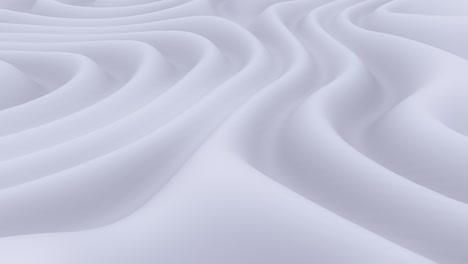 superficie dinámica ondulada. fondo abstracto con ondas blancas de ondas.