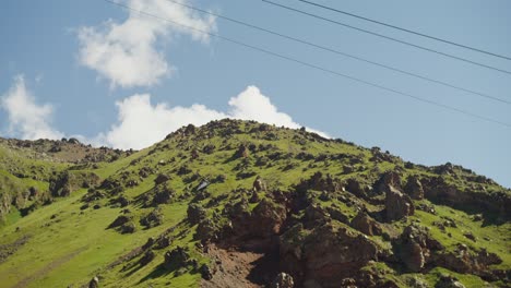 mountain landscape with rocky terrain