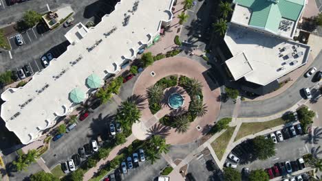 lakewood ranch florida aerial of the downtown main street area