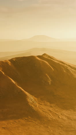 desert landscape on another planet