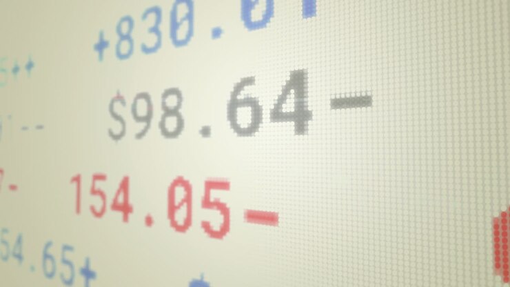 Animation of financial data processing