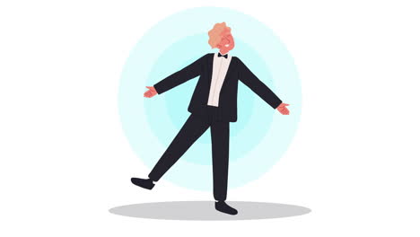 Happy Man in Formal Wear