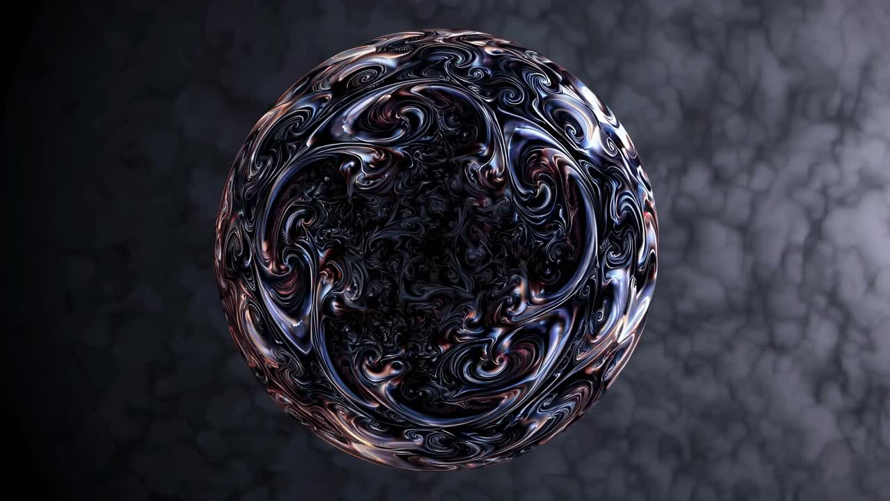 esfera metálica abstracta