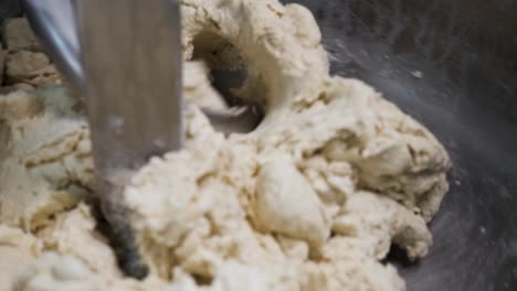 dough mixing in commercial kitchen