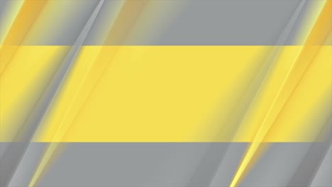 contrast smooth gray and yellow stripes motion background