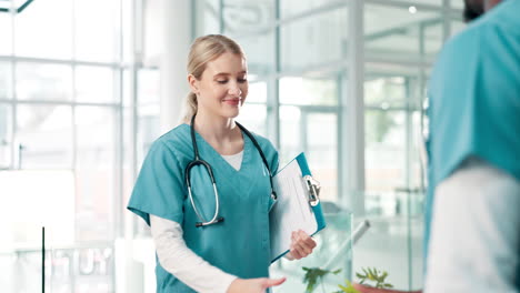 medical professionals discussing patient care