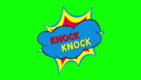 cartoon-knock-knock-Comic-Bubble-speech-loop-Animation-video-transparent-background-with-alpha-channel.