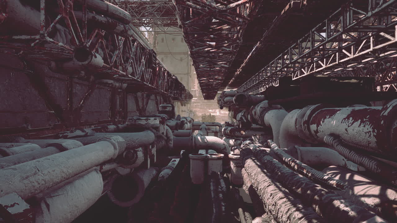 viejas terminales de gas y equipos de licuefacción de gas