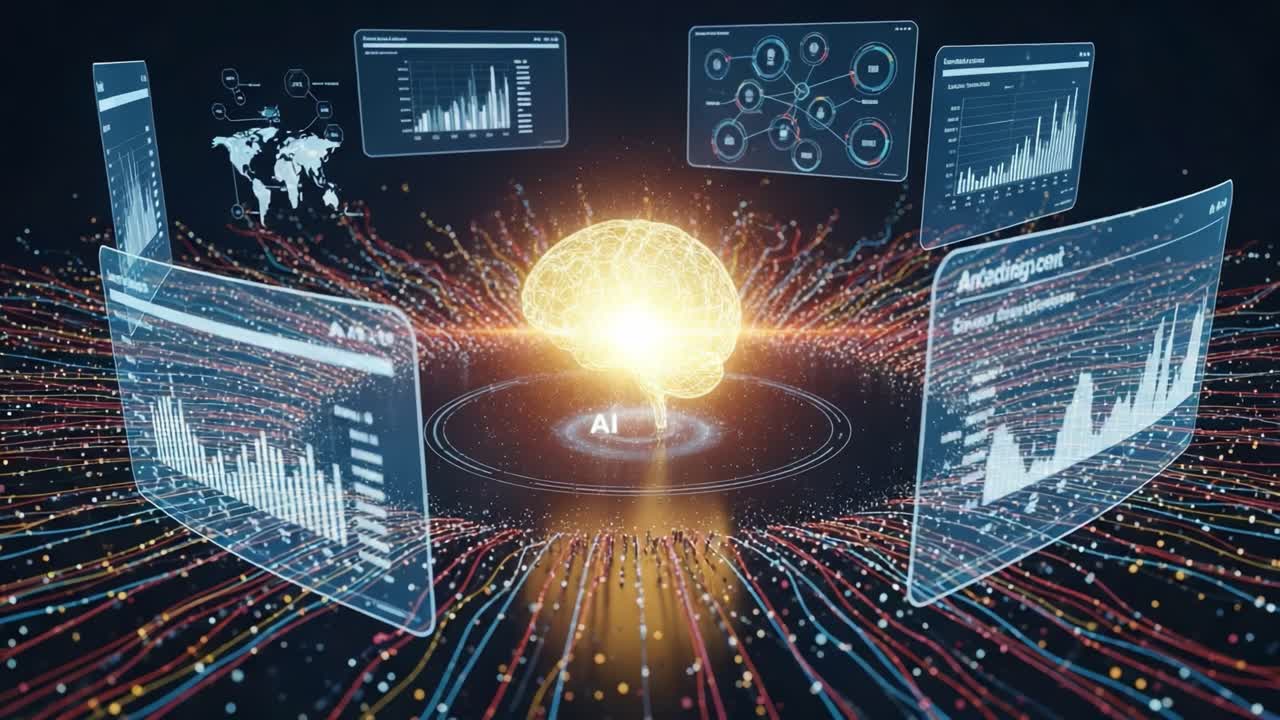 Exploring the Intersection of Artificial Intelligence and Data Visualization: A Glimpse into a Futuristic Analysis Environment Focused on Insights and Trends