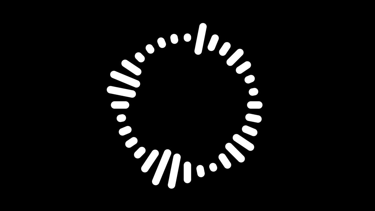 그래픽 원형 루프.