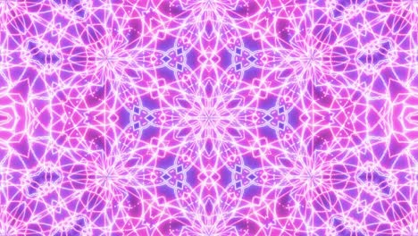 Ein-Faszinierendes-Kaleidoskop-Aus-Neonanimationen-In-Leuchtenden-Rosa--Und-Blautönen,-In-Dem-Regelmäßige-Formen-Tanzen-Und-Sich-In-Einem-Atemberaubenden-Schauspiel-Aus-Schönheit-Und-Brillanz-Verwandeln