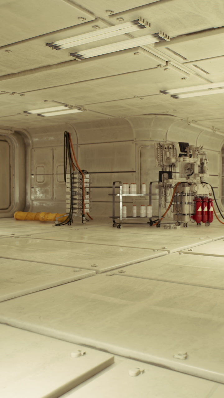 Well arranged industrial station with tools and safety measures in place