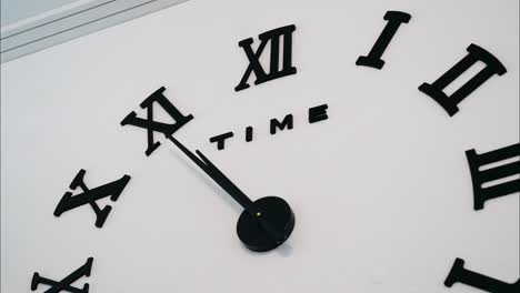 closeup of clock winding backwards showing time travel timelapse