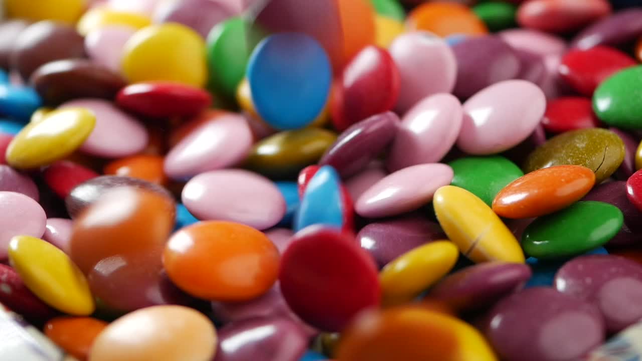 Colorful candy chocolates