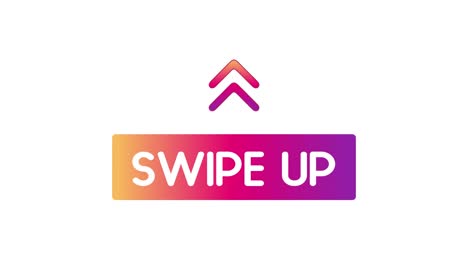 swipe up icon.