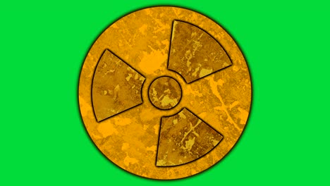 radioactive animation green screen