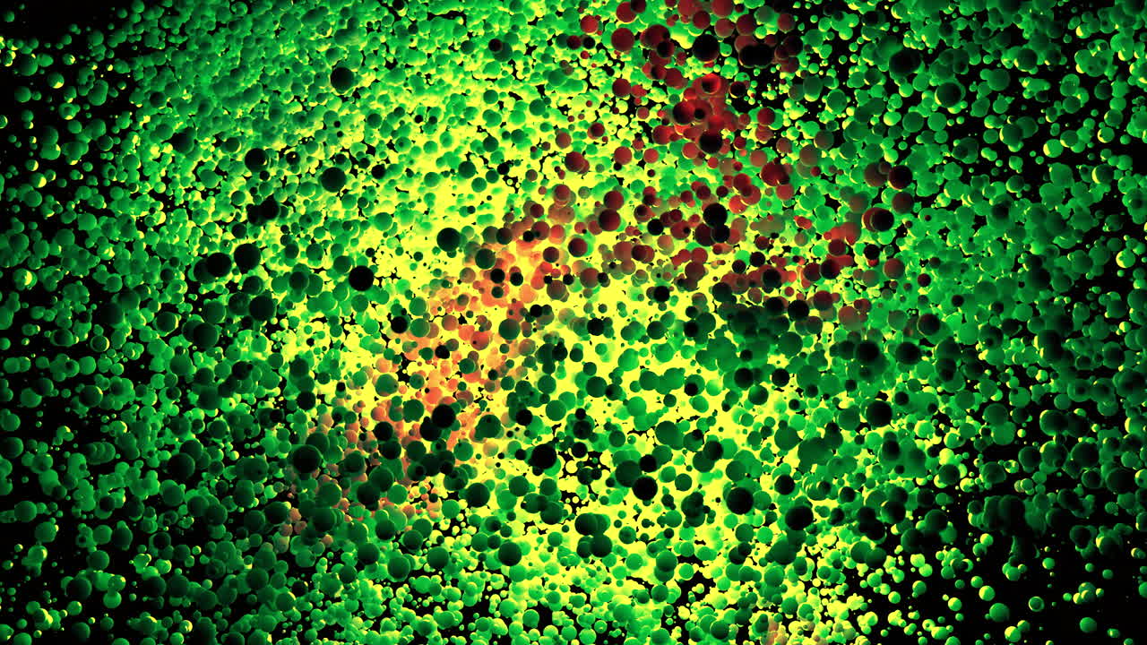 Abstract Glowing Particle Sphere Background