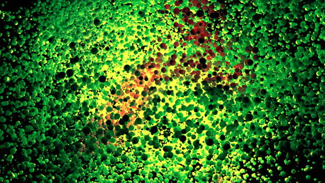 abstract glowing particle sphere background