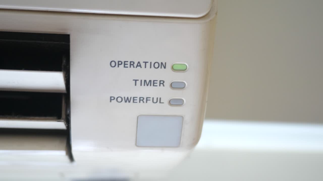 에어컨 컨트롤 패널