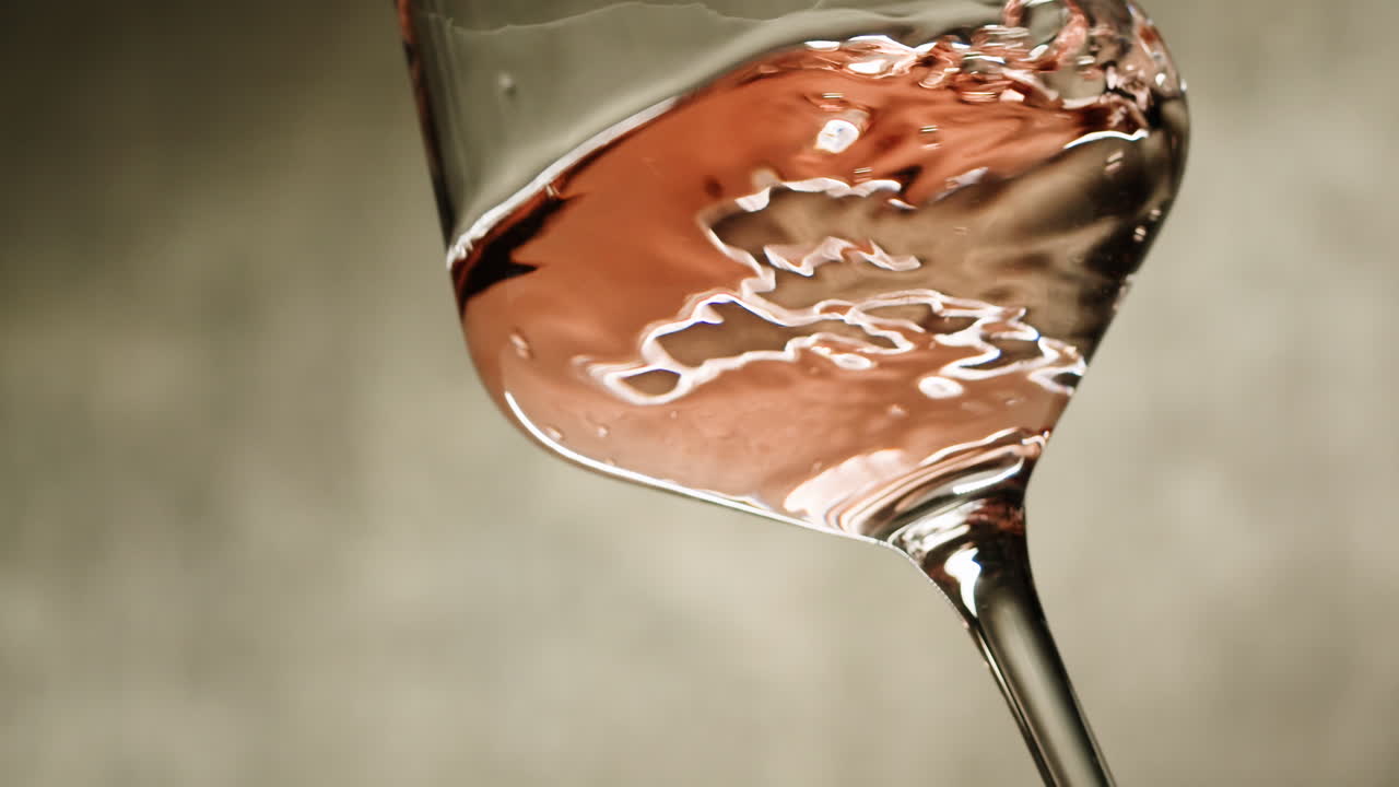 Rose Orange or white wine bottle and glass against a sunset in a peaceful vineyard, pouring of ecological natural wine. Cheers, hands with wine glasses, drinking alcohol.