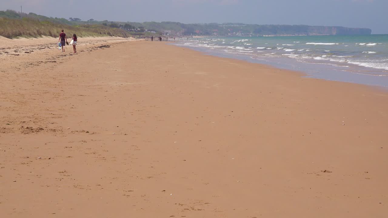 오마하 해변 노르망디 프랑스 제2차 세계대전 현장 구축 d-day 동맹국 침공 1