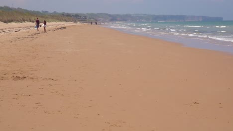 Einrichtung-Von-Omaha-Beach-Normandie-Frankreich-Ort-Des-Zweiten-Weltkriegs-D-Day-Invasion-Der-Alliierten-1