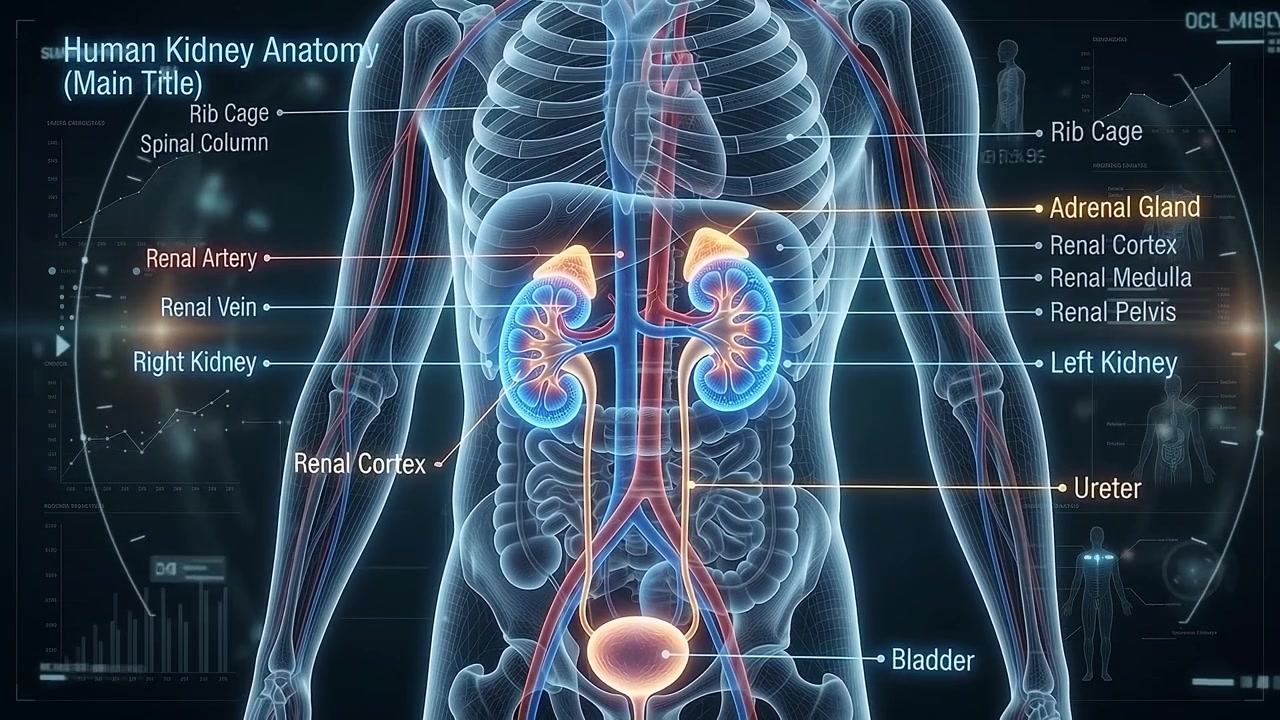 Digital Medical Animation of Human Kidney Anatomy