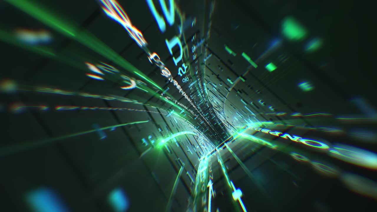 circuito di tunnel futuristico