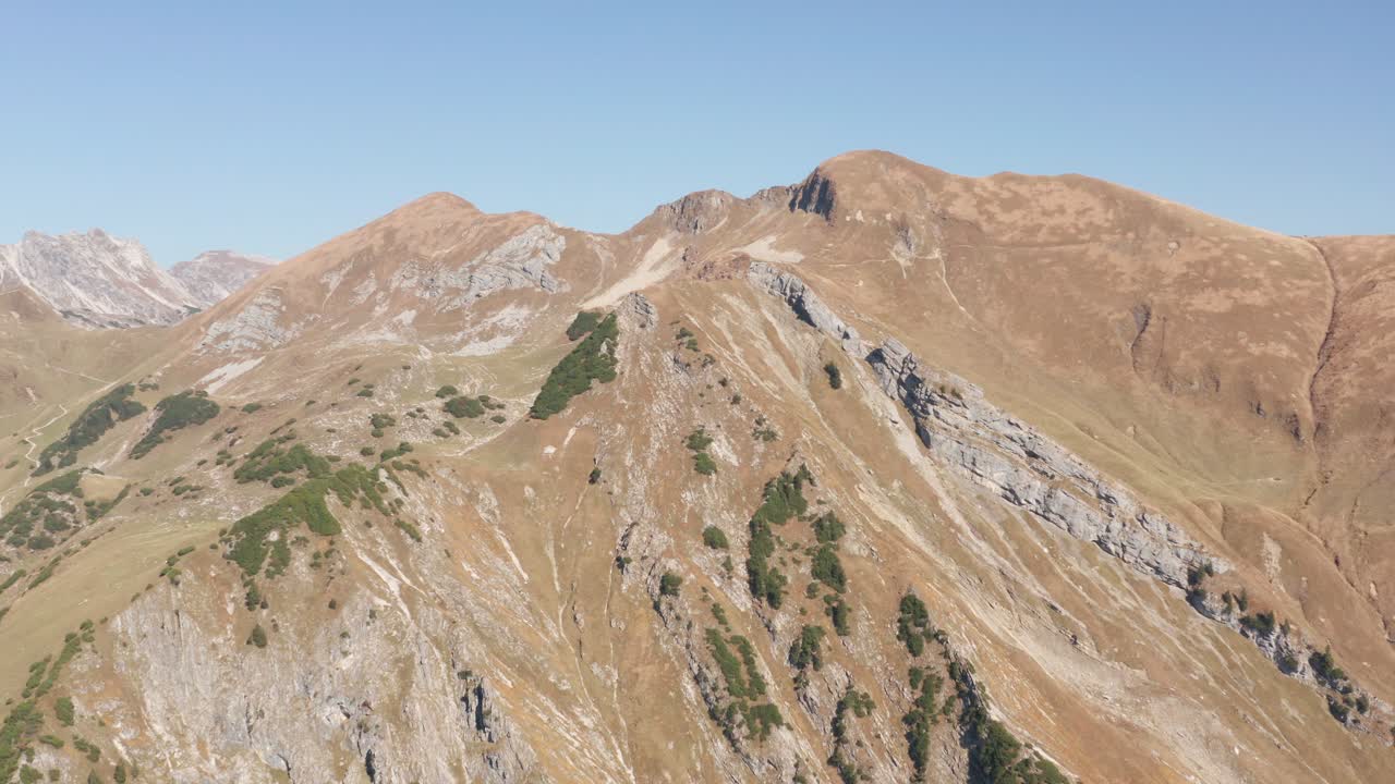 alpes bávaros cinematográficos | montaña nebelhorn | 4k d-log rec709: perfecto para gradación de color