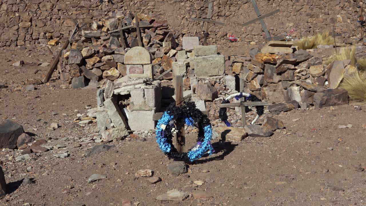 San Antonio de Lipez in Bolivia South America ruins of ancient village, old tombs