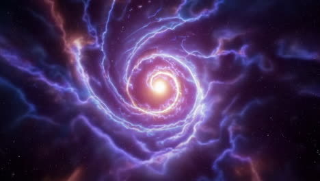 abstract spiral galaxy in space