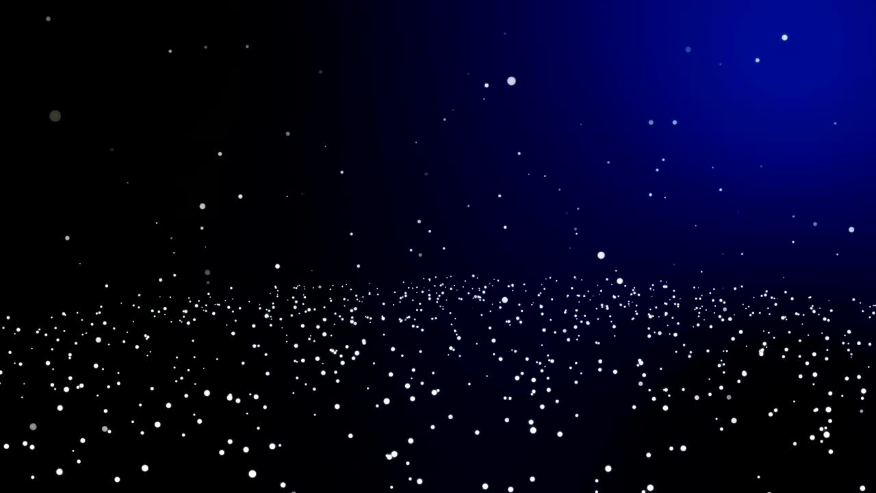 원활한 루프 및 루프 가능한 애니메이션 모션 색 원 가을 배경, 반이는 입자 파란색 배경