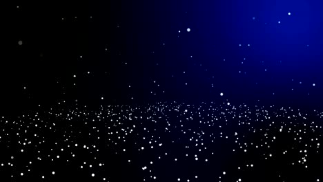 seamless loop and loopable animation motion white circle fall background, glow particle blue background