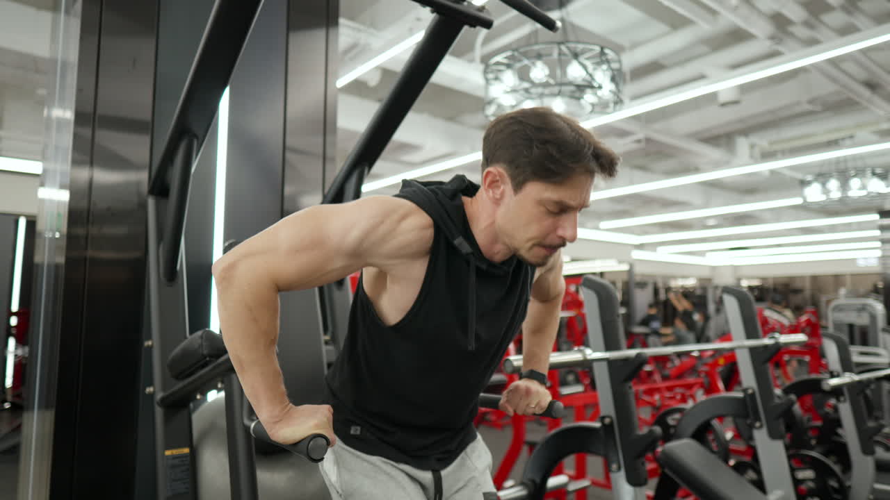 caídas de barras paralelas