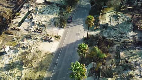 Aerial-over-entire-street-of-hillside-homes-destroyed-by-fire-in-Ventura-California-following-the-Thomas-wildfire-in-2017-1