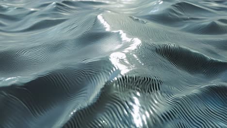 sunlight reflecting on a moving water surface creates a serene and captivating display of light and texture