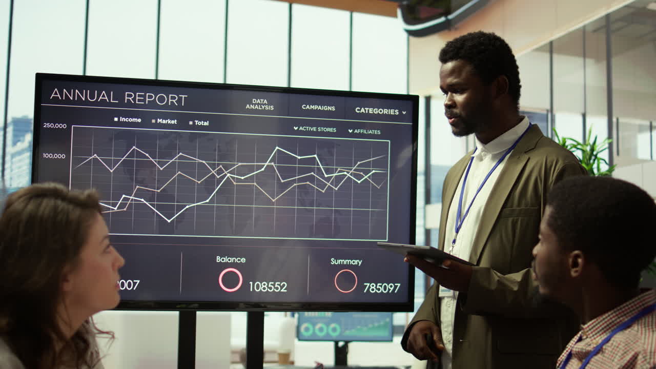 Coworkers engaging in a problem solving meeting at a corporation