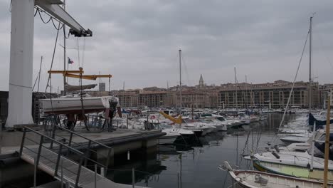 man working on a boat in marseille