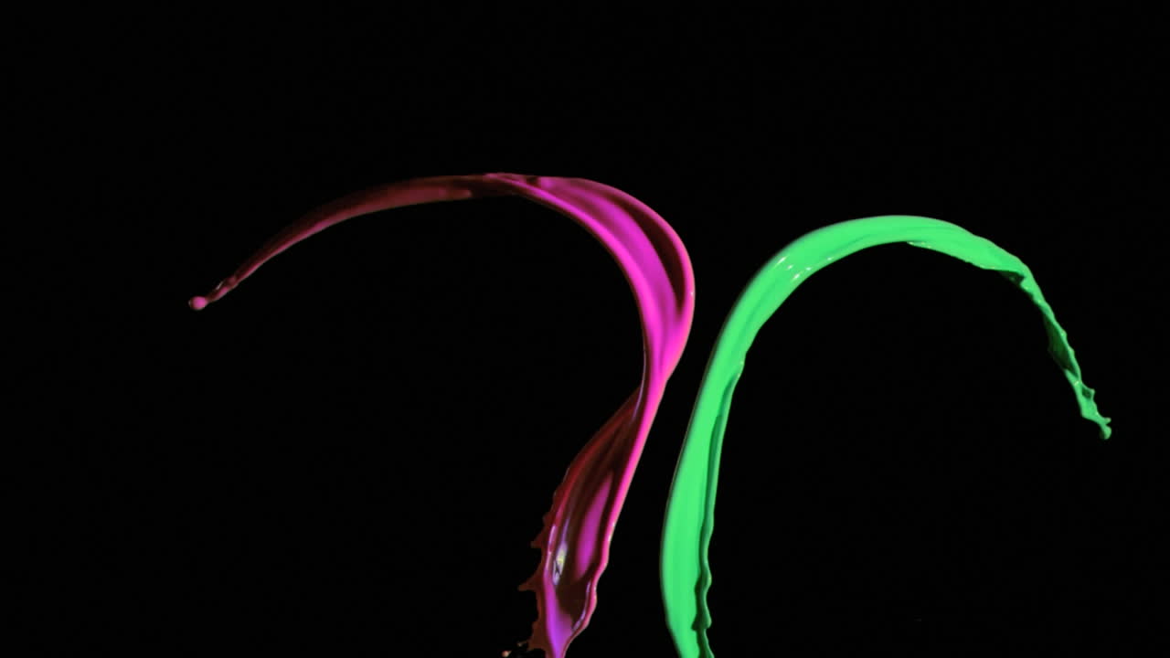 animación del texto de venta sobre una onda colorida sobre un fondo negro