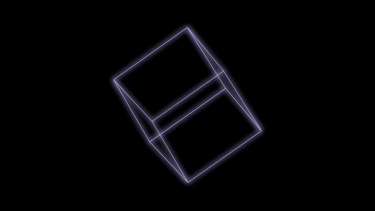 synthwave shapes on a Retro Background 3d render